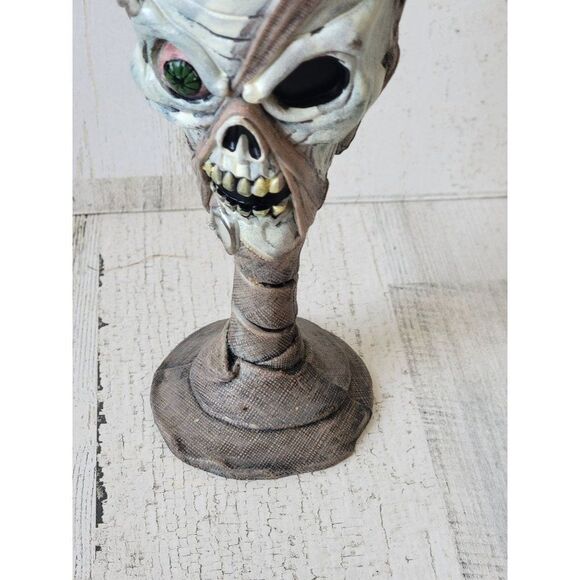 Plastic zombie mummy wine glass cup Halloween eyeball skeleton - Picture 3 of 6